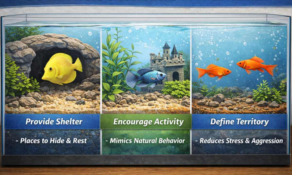 Fish Need Decorations In Their Tanks