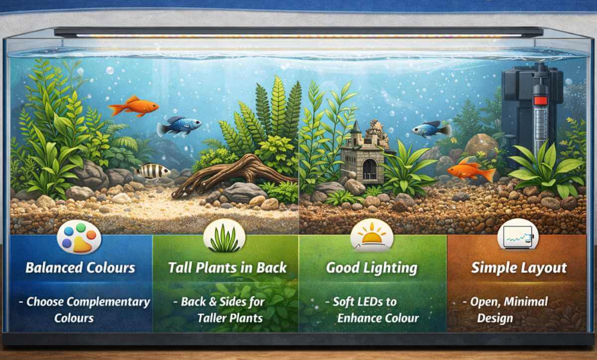 How To Decorate A Fish Tank Unique